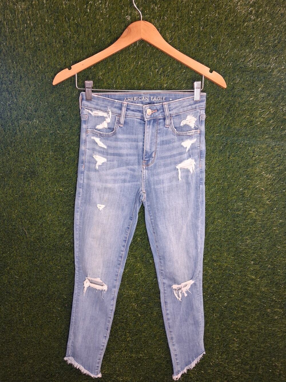 American Eagle Ne(x)t Level Stretch Super Hi-Rise Jegging Crop Size 2 Short